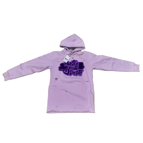 Lavender Purple All You Need Is Route Hoodies