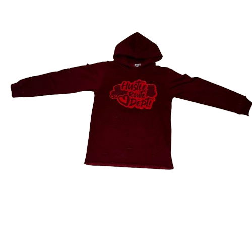 Raging Red All You Need Is Route Hoodies